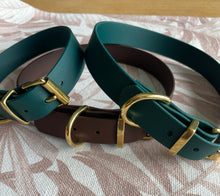 Load image into Gallery viewer, Brass Biothane Collar