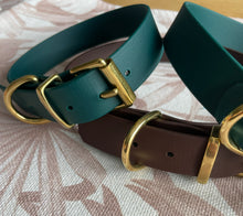 Load image into Gallery viewer, Brass Biothane Collar