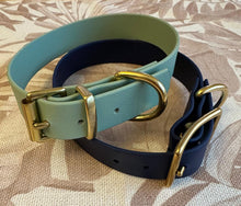 Load image into Gallery viewer, Brass Biothane Collar