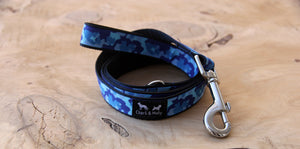 Blue Camo Dog Lead