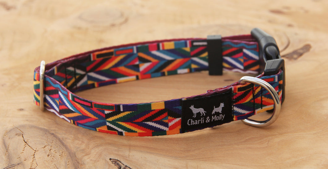 Flags of Nations Dog Collar