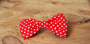 Red Spots Bow Tie