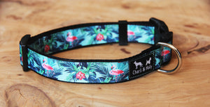 Cha Flamingo Dog Collar