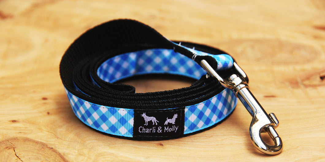 Gingham Dog Dog Lead