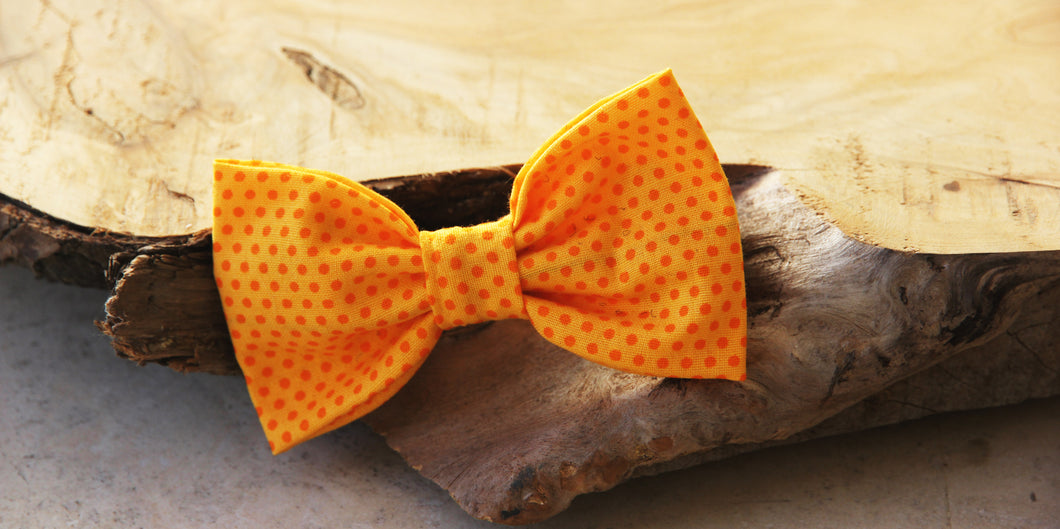 Canine Canary Bow Tie