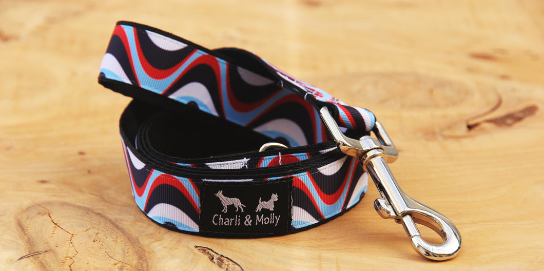 Ocean Waves Dog Lead