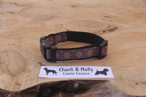 Kaleidoscope Dog Collar